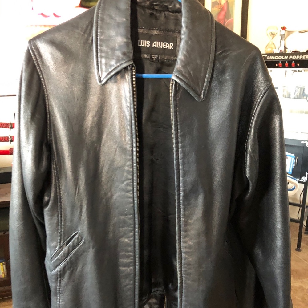 Luis Alvear leather jacket